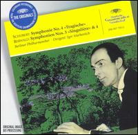 Schubert: Symphonie No. 4 "Tragische"'; Berwald Symphonien Nos. 3 "Singulière & 4 von Igor Markevitch