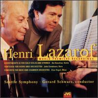 Lazarof: World Premiere Recordings von Gerard Schwarz