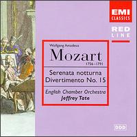 Mozart: Serenata Notturna/Divertimento No.15 von Jeffrey Tate