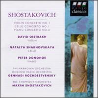 Shostakovich: Violin, Cello and Piano Concertos von Various Artists