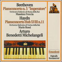 Beethoven: Pianoconcerto No. 5/Haydn: Pianoconcerto No. 11 von Arturo Benedetti Michelangeli