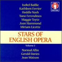 Stars of the English Opera, Vol.3 von Various Artists