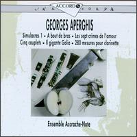 Aperghis: Simulacre 1/Cinq Couplets von Various Artists
