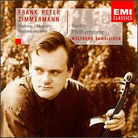 Brahms, Mozart: Violin Concertos von Frank Peter Zimmermann