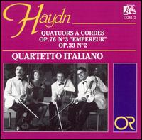 Haydn: Quatuors à cordes, Op. 76/3 "Empereur" & Op. 33/2 von Quartetto Italiano