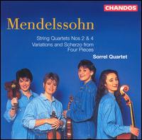 Mendelssohn: String Qaurtets Nos. 2 & 4/Four Pieces von Various Artists
