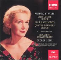Strauss: Vier Letzte Lieder; 12 Orchesterlieder von Elisabeth Schwarzkopf