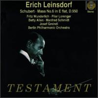 Schubert: Mass, No. 6 In E Flat, D.950, Etc. von Erich Leinsdorf