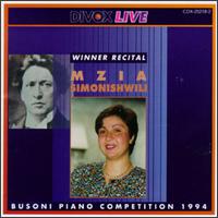 Busoni Competition 1994-Winner Recital von Mzia Simonishwili