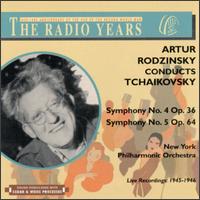 Tchaikovsky: Symphony Nos. 4 & 5 von Artur Rodzinski