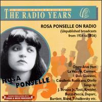 Rosa Ponselle On The Radio-Unpublished Broadcasts From 1934-1936 von Rosa Ponselle