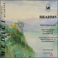 Brahms: Piano Quintet in F minor/Quintet for Clarinet and Strings von Medici Quartet
