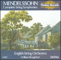 Mendelssohn: The Complete String Symphonies, Vol. 1 von English String Orchestra