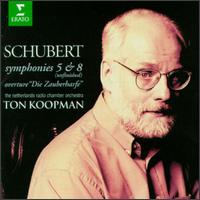 Schubert: Symphony Nos. 5 & 8/Die Zauberharfe Overture von Ton Koopman