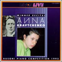 Busoni Competition 1992 von Anna Kravtchenko