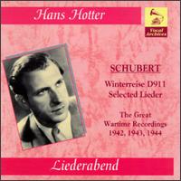 Hans Hotter Sings Schubert von Hans Hotter