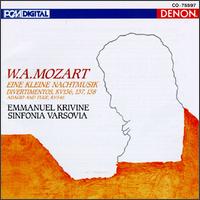 Mozart: Eine kleine Nachtmusik; Divertimentos; Adagio and Fuge von Various Artists