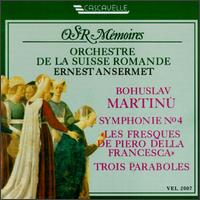 Martinù: Les Fresques De Piero/Symphony No.4/Parables von Various Artists