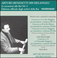 Mozart: Piano Concertos Nos. 13, 15, 20 & 23 von Arturo Benedetti Michelangeli