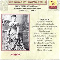 The Polish School, Part 1: Sopranos and Mezzo-Sopranos (1902-1935) Libro 1 von Various Artists
