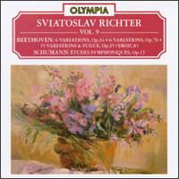 Beethoven: Variations, Opp. 34, 76, 35; Schumann: Études symphoniques, Op. 13 von Sviatoslav Richter