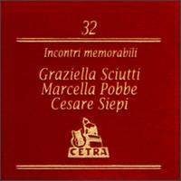 Incontri memorabili: Graziella Sciutti and Marcella Pobbe and Cesare Siepi von Graziella Sciutti