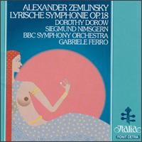 Zemlinsky: Lyrische Symphonie, Op.18 von Various Artists