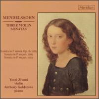 Mendelssohn: Three Violin Sonatas von Various Artists