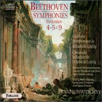 Beethoven: Symphonies Nos. 4, 5, 9 von Various Artists