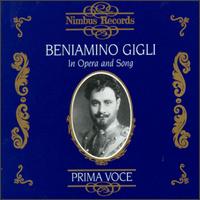 Beniamino Gigli-In Opera And Song von Beniamino Gigli