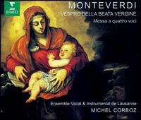 Monteverdi: Vespro della beata vergine; Messa a quattro voci von Michel Corboz
