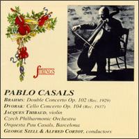 Brahms, Dvorak: Cello Works von Pablo Casals