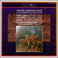 Bach: 3 Sonatas for Viola da Gamba von Various Artists