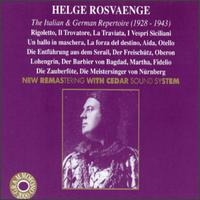 Helge Rosvaenge: The Italian & German Repertoire (1928-1943) von Helge Rosvaenge