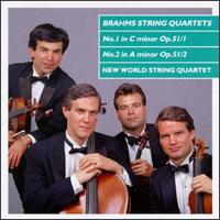 Brahms: String Quartets Nos. 1 & 2 von New World String Quartet