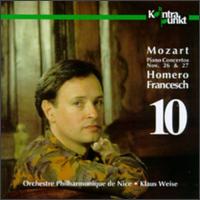 Mozart: Piano Concertos Nos. 26 & 27 von Homero Francesch