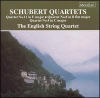 Schubert: Quartets No. 11 in E major, No. 8 in B flat major & No. 4 in C major von English String Quartet