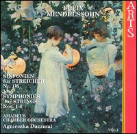 Mendelssohn: Symphonies for Strings, Nos. 1-6 von Agnieszka Duczmal