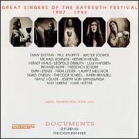 Great Singers Of The Bayreuth Festival 1907-1943 von Various Artists