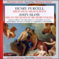 Purcell: Great Vocal Solos & Duets; John Blow: Ode on the Death of Mr. Henry Purcell von Christian Mendoze