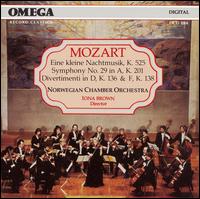 Mozart: Eine kleine Nachtmusik; Symphony No. 29; Divertimenti von Iona Brown