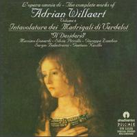 Adrian Willaert: Intavolature dei Madrigali di Verdelol von Various Artists