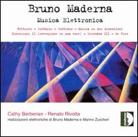 Bruno Maderna: Musica Elettronica von Various Artists