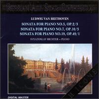 Beethoven: Sonatas for Piano Nos. 3, 7 & 19 von Sviatoslav Richter