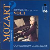Mozart: Octet KV App C 17.05; Sextet KV deest; Octet KV App C 17.03 von Consortium Classicum