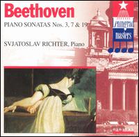 Beethoven: Piano Sonatas Nos. 3, 7 & 19 von Sviatoslav Richter