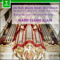 Famous Music for Organ von Marie-Claire Alain