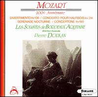 Mozart: Divertimento K136, Oboe Concerto K314, etc von Various Artists