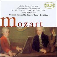 Mozart: Violin Concertos and Concertante Movements, K. 63, 185, 203, 204, 207, 211 & 269 von Frans Brüggen