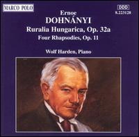 Dohnanyi: Rhapsodies Op11; Ruralia Hungarica Op32 von Wolf Harden